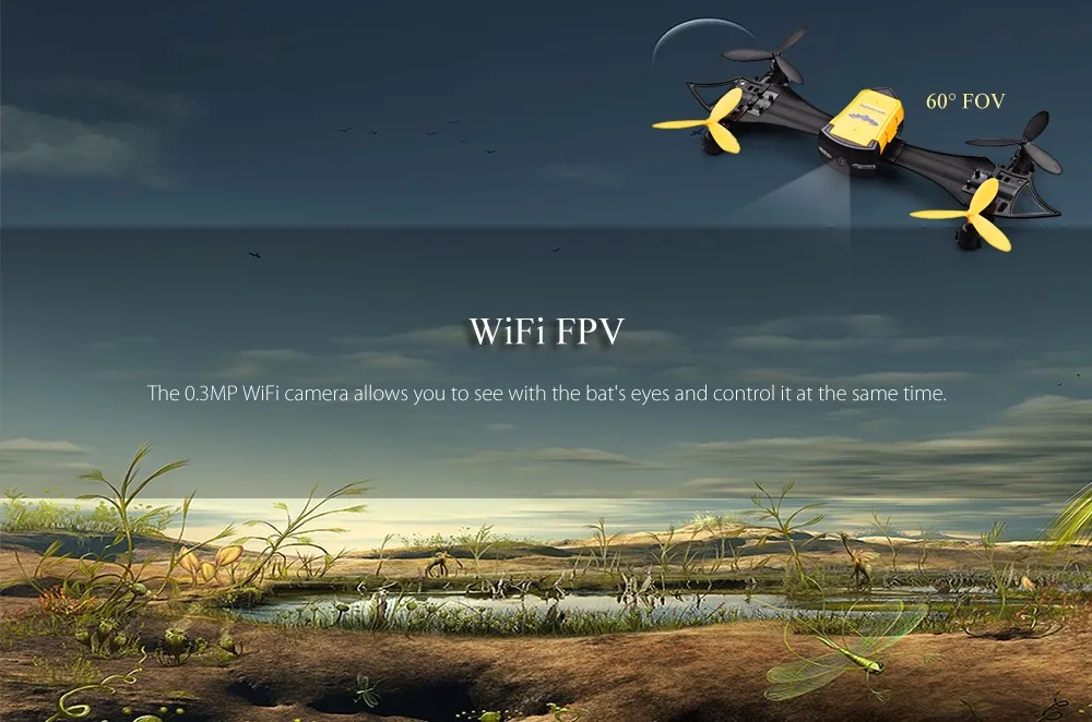6 Hot New Cheerson CX-70 CX70 BAT DRONE WiFi FPV Camera With Wearable Wrist Watch Altitude Hold RC Drones Quadcopter RTF