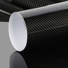 7D черный углеродное волокно автомобиля виниловая фольга пленка рулон наклейки Наклейка деколь 1X
