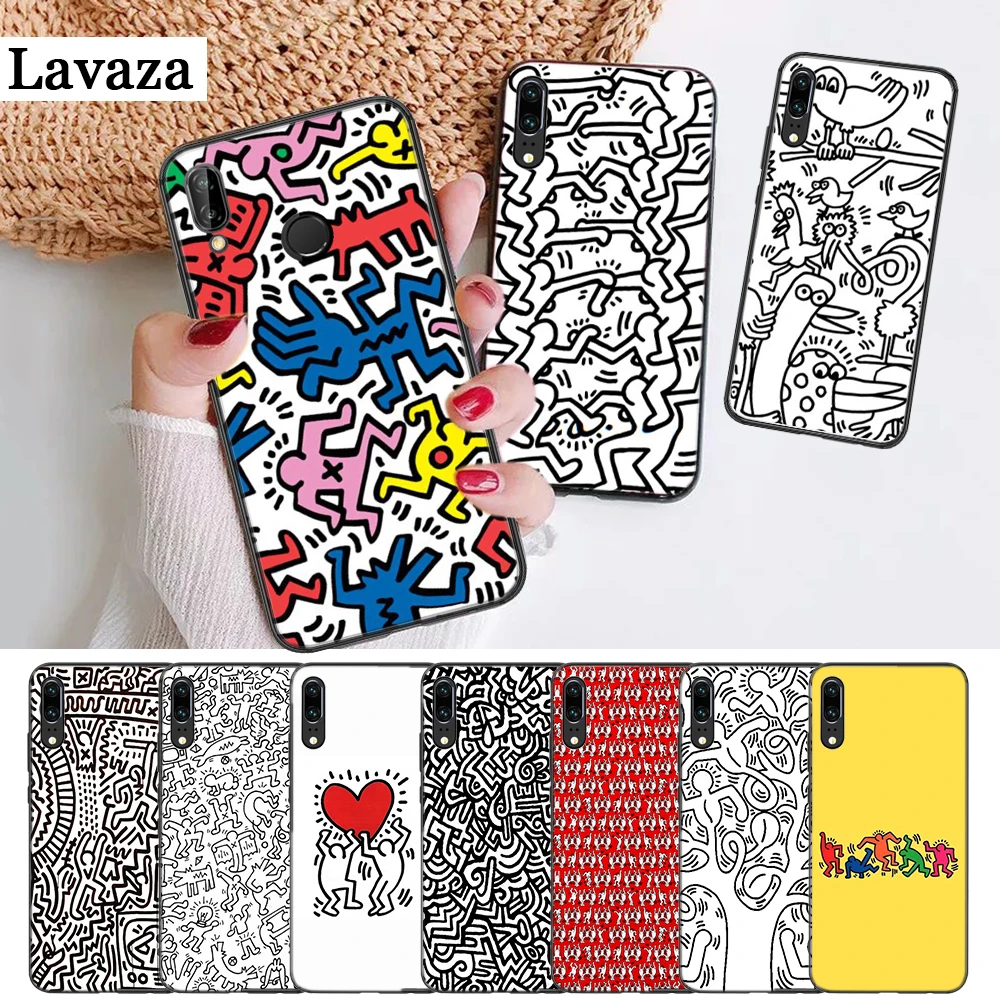 

Lavaza Keith Haring Silicone Case for Huawei P8 Lite 2015 2017 P9 2016 Mimi P10 P20 Pro P Smart 2019 P30 Lite Pro