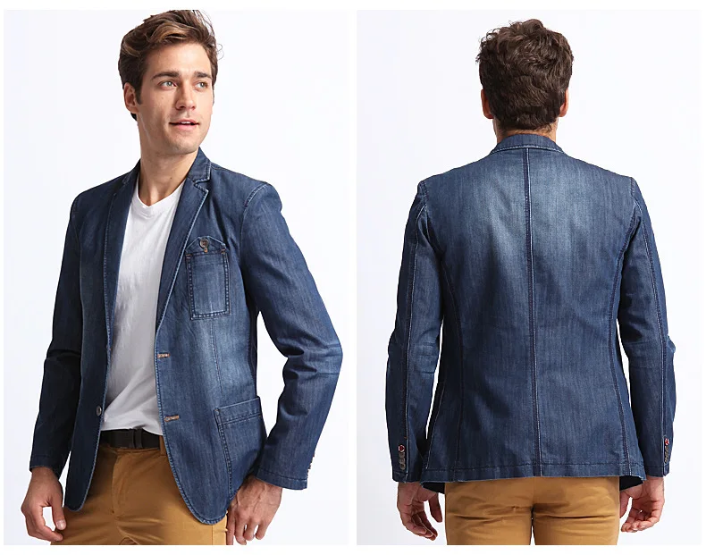 denim party outfit male
