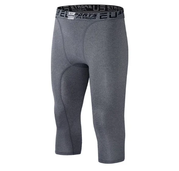 Men's Compression Tights Shorts Manpris Casual cropped trousers Tight Fitness Gym Skinny Running Yoga Fight Short for Man XXXL