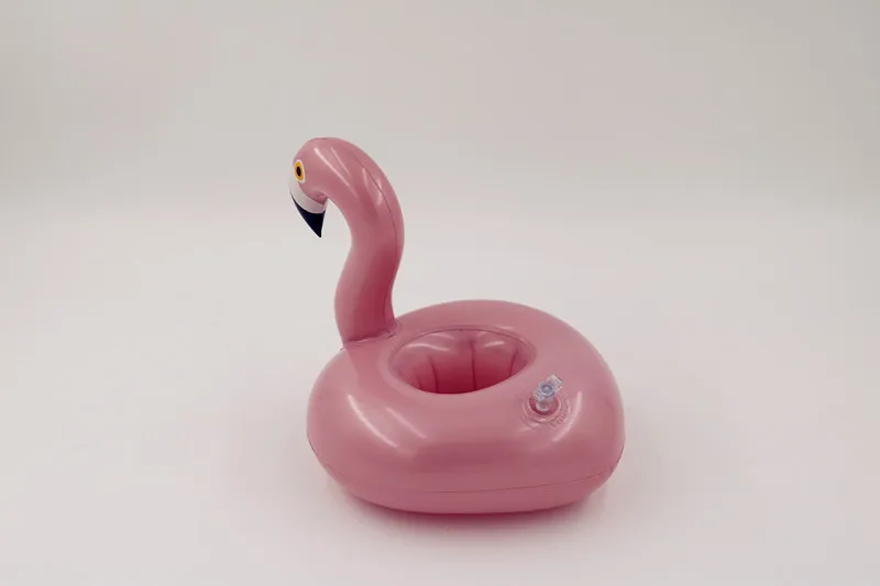 12 шт./упак.! Надувной фламинго плавающие подставки для напитков надувные розовое золото термосы с изображением фламинго держатель бассейн
