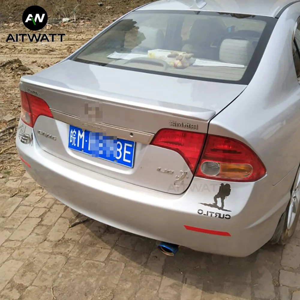 Спойлер для Honda Civic 2006 2007 2008 2009 2010 2011 высокое качество АБС-пластик заднее крыло