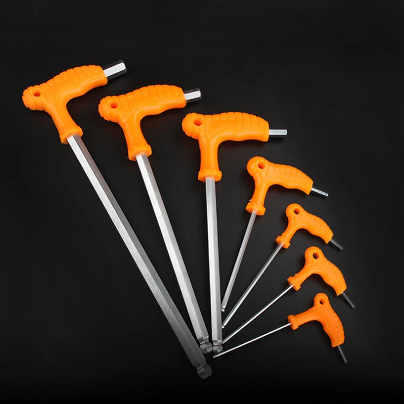 7Pcs/Set 2.5 10MM L shaped Hex Wrench Set Ball Head Wrenches Allen Key