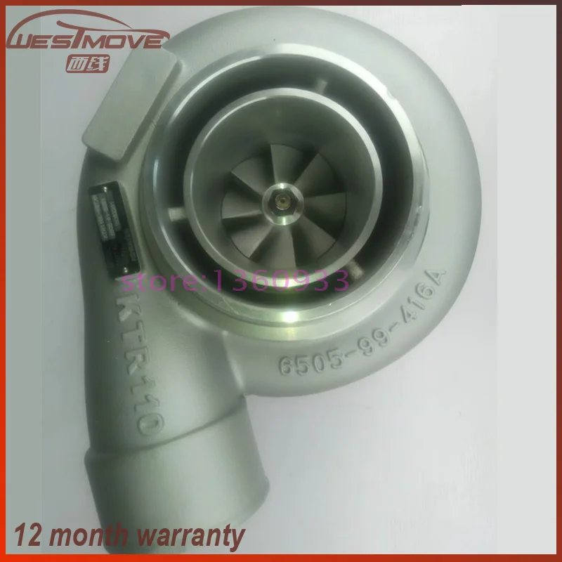 KTR110 KTR110L-3H4E TURBO 6505-65-5020 15082203 55195268 650565502 6505655020 Турбокомпрессор для Komatsu двигателя: S6D140 S6D170