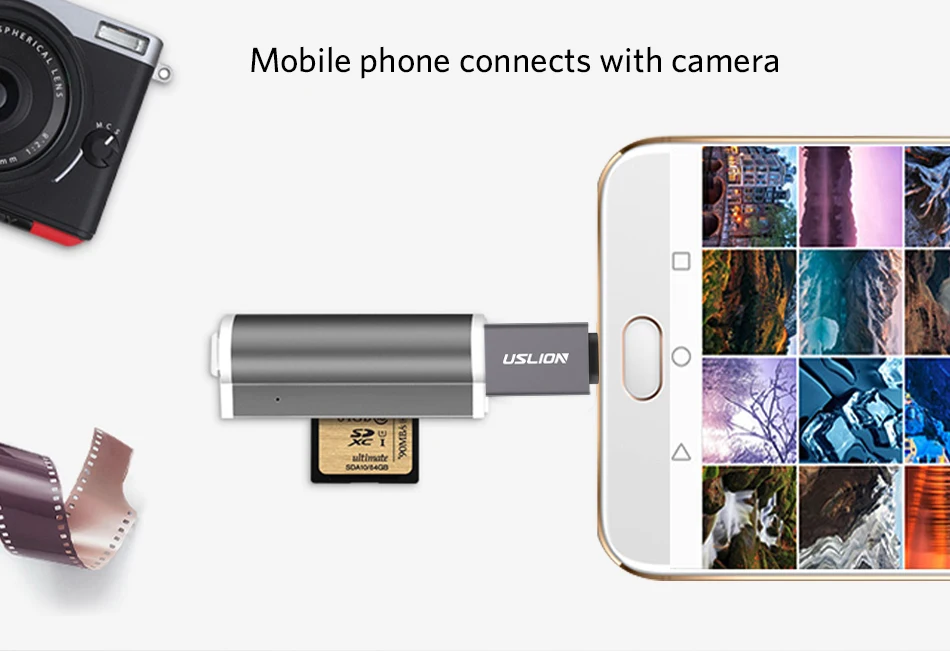 USLION usb type C к USB 3,0 type-C адаптер OTG Mciro Кабельные конвертеры для samsung S10 S9 S8 для Macbook USB C OTG адаптер