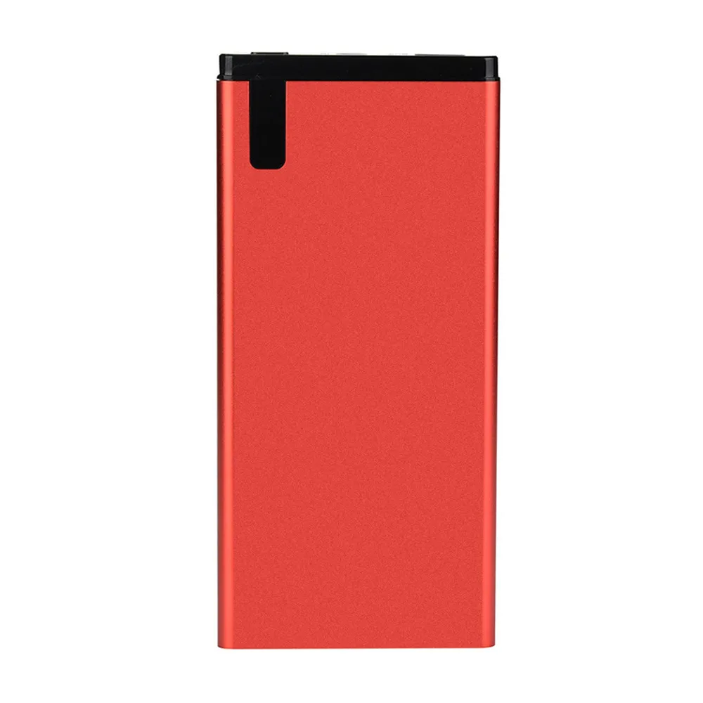 Ультратонкий внешний аккумулятор 20000 мАч портативный USB внешний аккумулятор зарядное устройство банк питания для iPhone samsung Xiaomi повербанк случайный цвет