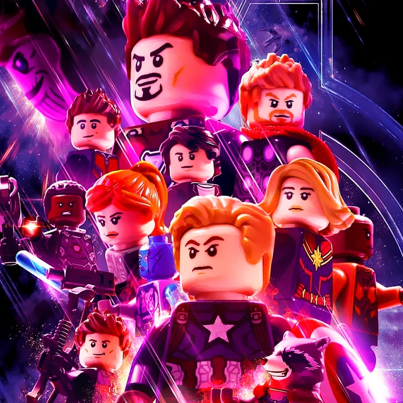 

Legoed Marvel Avengers 4 endgame Captain America iron man Thanos Hulk Building Blocks Figures Ninja Motorcycle Toys for kids