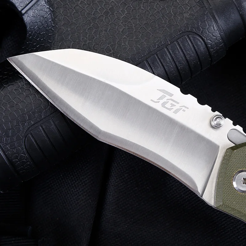 Складной нож G10 Ручка 56HRC шарикоподшипник для охоты на открытом воздухе коллекция