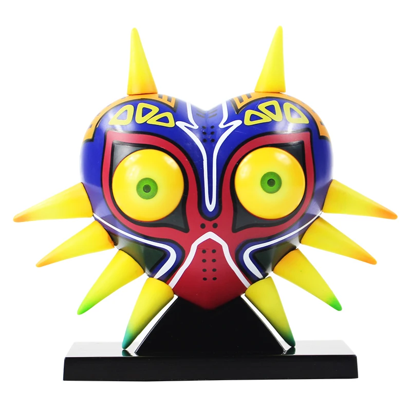 

12cm The Legend of Zelda Majoras Mask With LED Light Decoration Table Lamp PVC Action Figure Collectible Model Toys