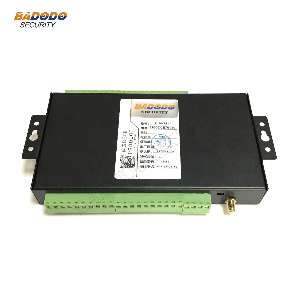 ZLAN6844 8 Channel Port Remote I/O Controller RS485 Ethernet WiFi To 8 Digital Input Output Support Modbus TCP RTU