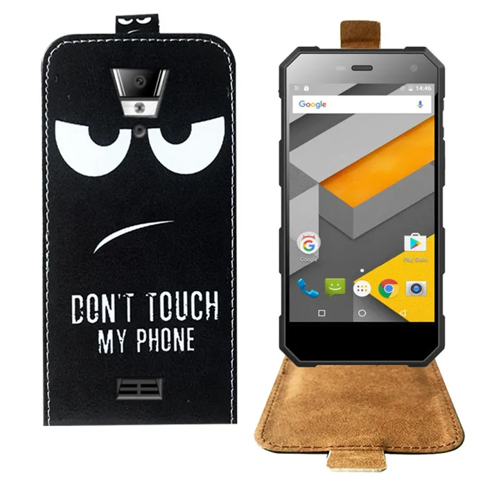 

Newest Printing PU Leather Flip Case For Nomu S10 Pro Case Back Cover 5" Cartoon Phone Case Protective Bags