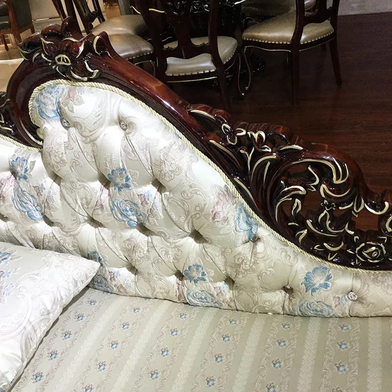 Villa sofa set longue luxury model furniture