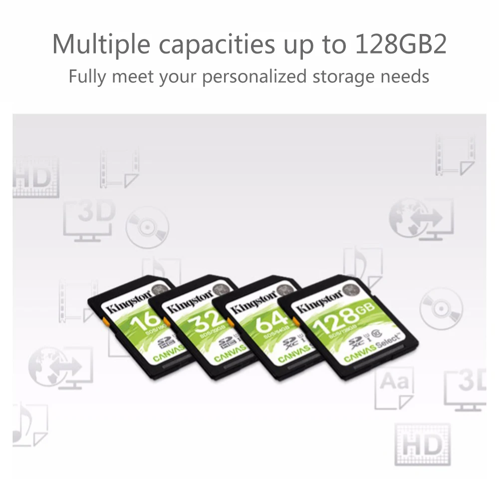 Kingston SD Card 128GB 64GB 32GB 16GB memory card Class10 tarjeta de memoria SDHC SDXC UHS-I HD C10 video carte sd For Camera (4)