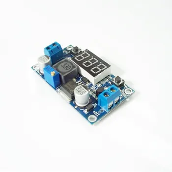 

LM2596 DC 4~40 to 1.25-37V Adjustable Step Down Power Module + LED Voltmeter