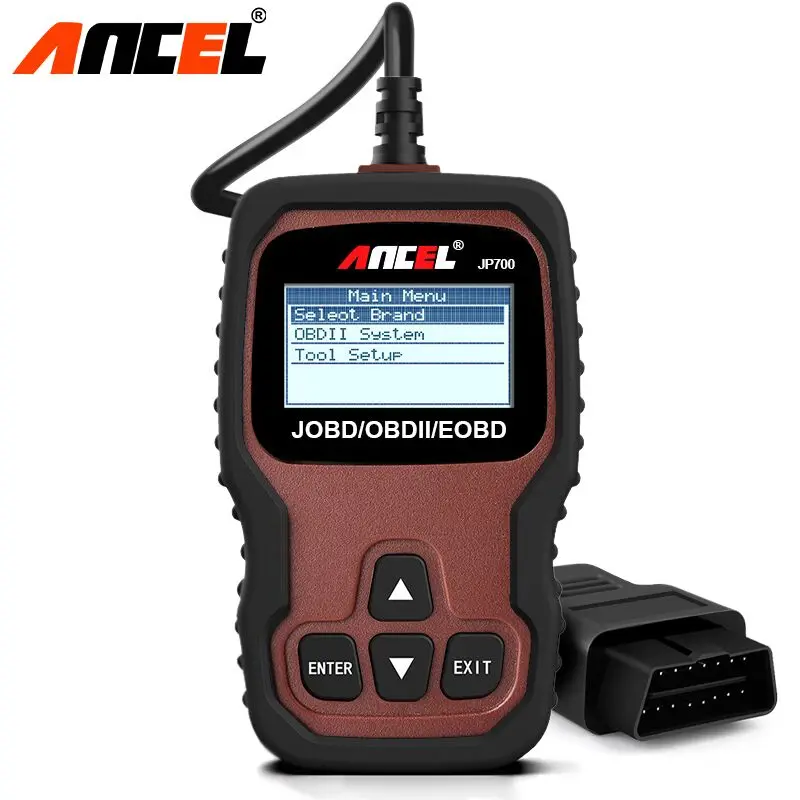 Ancel JP700 OBD2 Auto Automotive Scanner OBD 2 JOBD EOBD for Japanese Car Code Scanner Erase Fault Code Reader Diagnostic Tool Ancel JP700 OBD2 Auto Automotive Scanner OBD 2 JOBD EOBD for Japanese Car Code Scanner Erase Fault Code Reader Diagnostic Tool