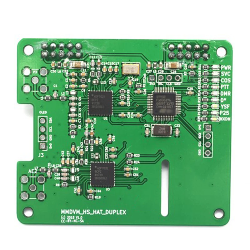 MMDVM модули точки доступа поддержка P25 DMR ycf для Raspberry Pi с 2 антеннами разработан износостойкость легкий