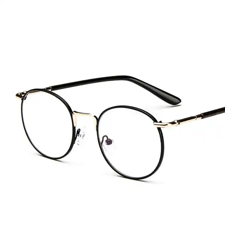 luxury round eyeglasses