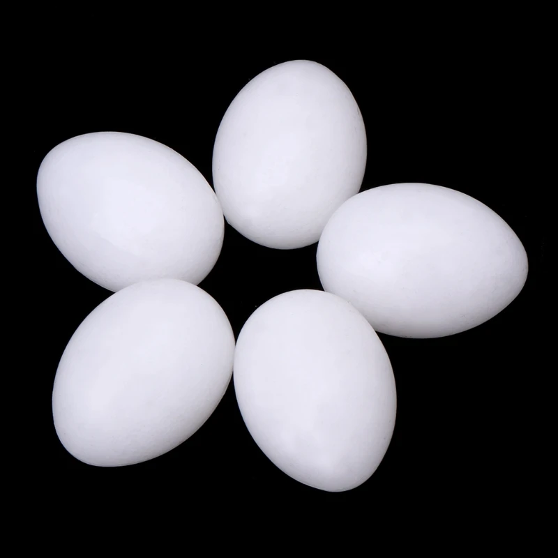 

5pcs/lot Pigeon False Eggs Filled Plastic Simulation For Hatch Breeding Supplies