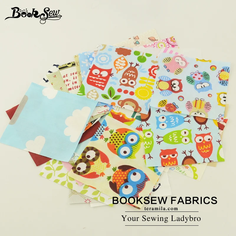 30 Pieces 10cmx10cm Cotton Twill Fabrics Charm Packs Patchwork Fabrics Quilting Stash No Repeat Design Tissue Cloth