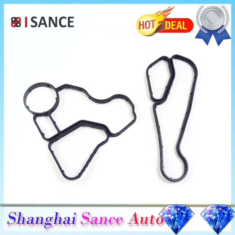 Buy ISANCE Engine Oil Filter Housing Gasket & Cooler Seal Set 11427525335