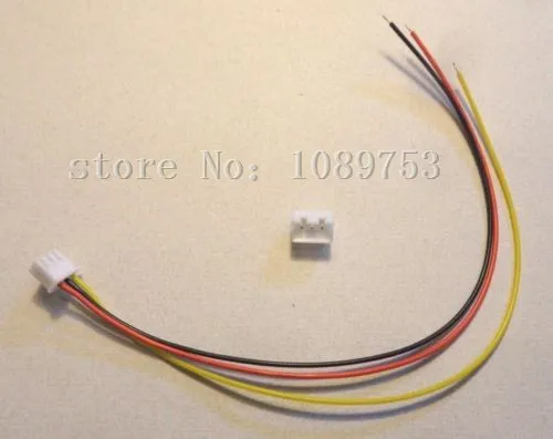 

50 SETS JST XH 2.5-3 Pin Battery Connector Plug Female & Male with 200MM Wire
