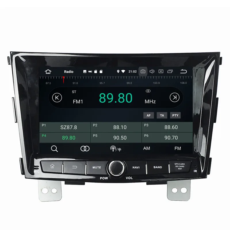 Clearance Aotsr Android 8.0 7.1 GPS navigation Car DVD Player For Ssangyong Tivolan 2014  multimedia radio recorder 2 DIN 4GB+32GB 4