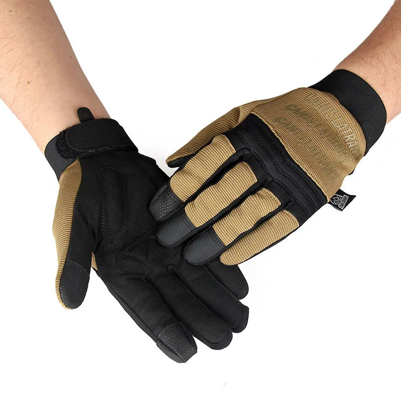 Перчатки для верховой езды на открытом воздухе, тактические перчатки, велосипедные перчатки, Нескользящие, для альпинизма, поля, черные, DE Camo