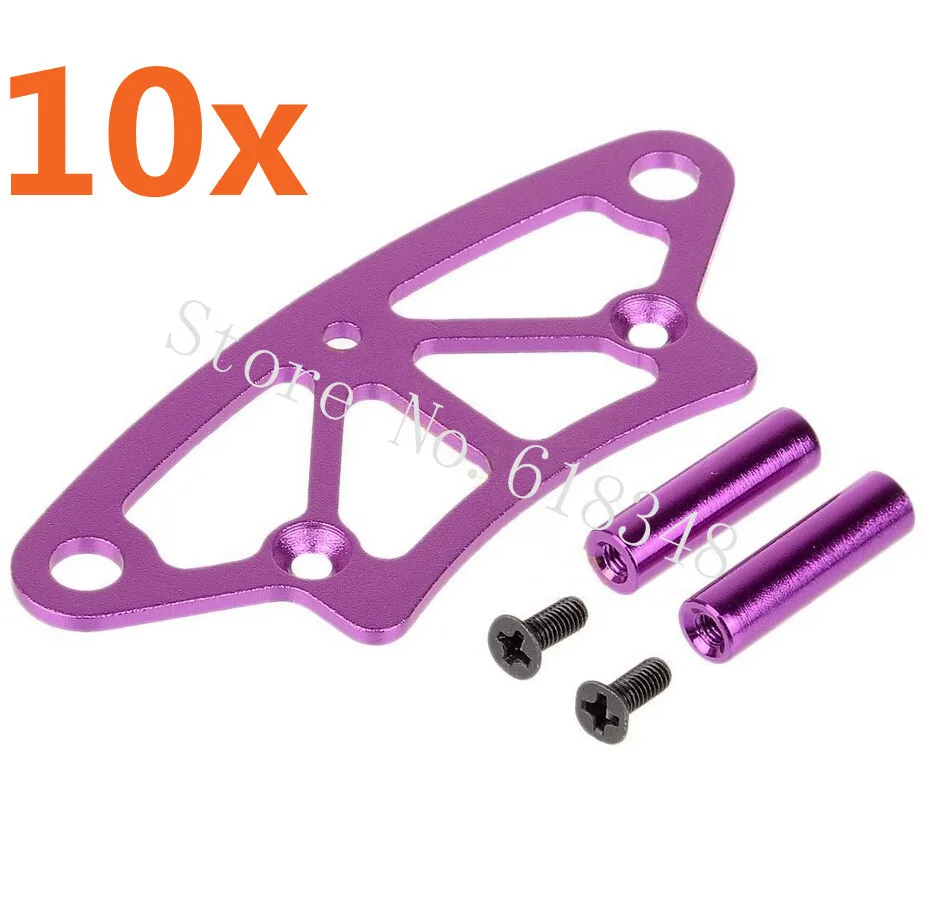 

Wholesale 10 Sets/Lot 102058 (02009) HSP 1/10 Upgrade Parts Aluminum Front Bumper 4WD RC Drift Car On Road Flying Fish SONIC