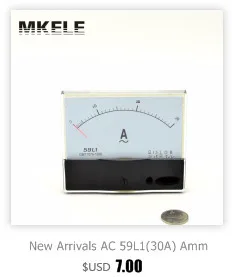 Аналоговый панельный измеритель MK52(100/5) амперметр сила тока в амперах измеритель напряжения указатель диагностический инструмент тестер Амперметр ac