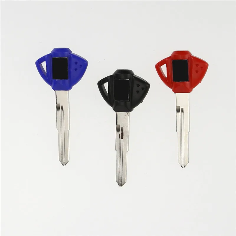 

6 Pcs Blank Key Uncut Blade For Suzuki GSXR600 GSXR750 GSXR1000 GSX600F GSX700F TL1000 Hayabusa Motorcycle keys 3 Color