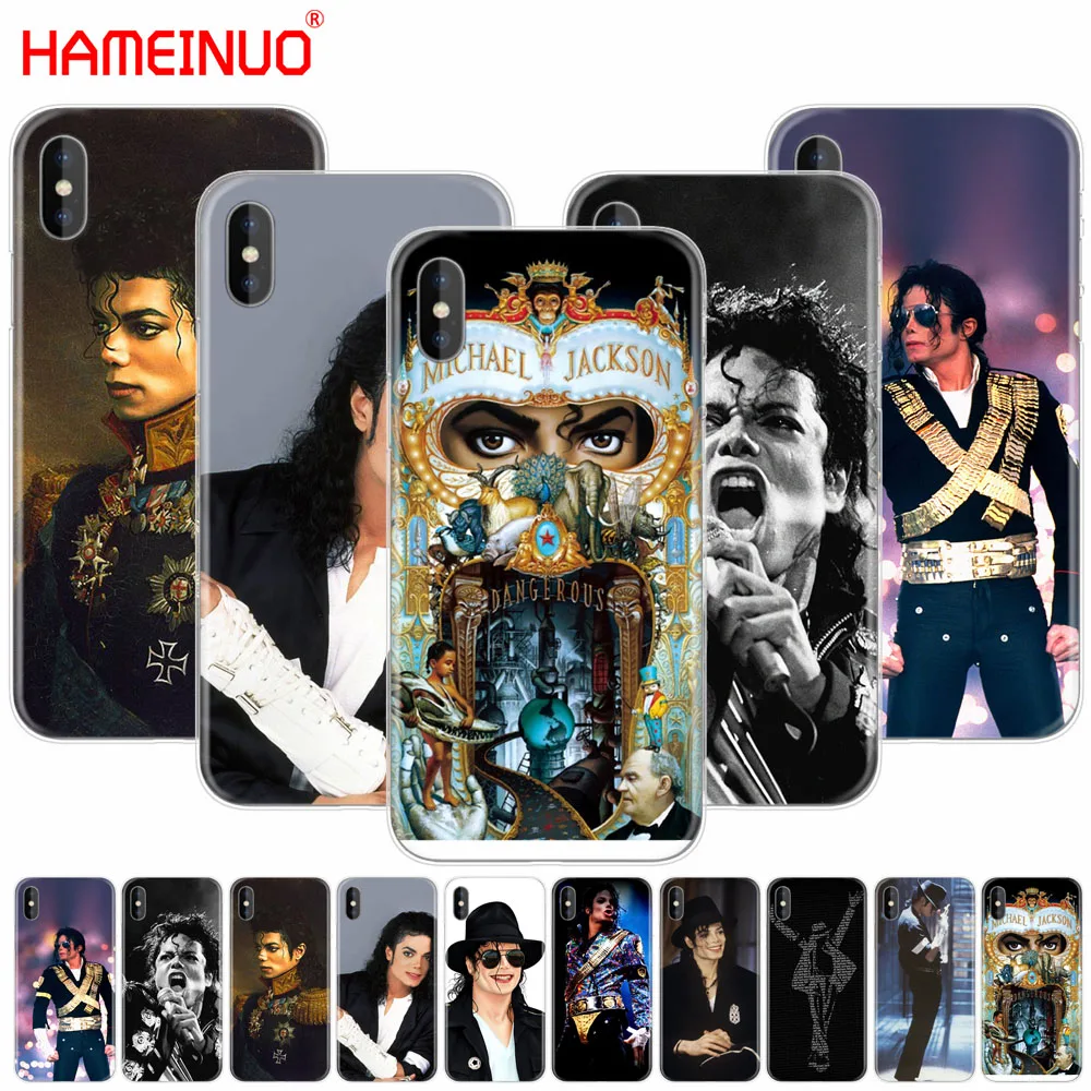HAMEINUO в стиле Майкла Джексона сотовый телефон чехол для iphone X 8 7 6 4 4s 5 5s SE 5c 6s плюс |