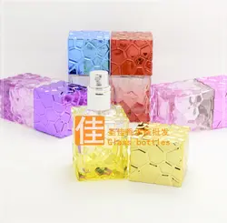 Бесплатная доставка: Ёмкость 30ml100pcs/много воды Cube точки духи розлива, духи с распылителем, мини стеклянная бутылка
