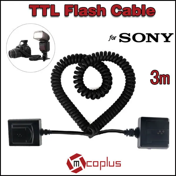 Meike 3m E TTL TTL Sync Off Camera Flash Cable for Sony A900 A850 A700
