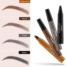 DOWE 4D жидкая подводка для бровей карандаш тинт для макияжа натуральная длительная краска тату Профессиональный тонкий
