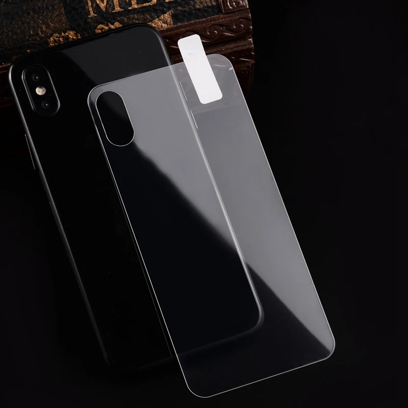 Sinzean 100 шт для iphone 11 Pro Max/X/XR/XS MAX/6s/78 Plus, защита для задней панели из закаленного стекла 0,3 мм 2.5d в розничной упаковке