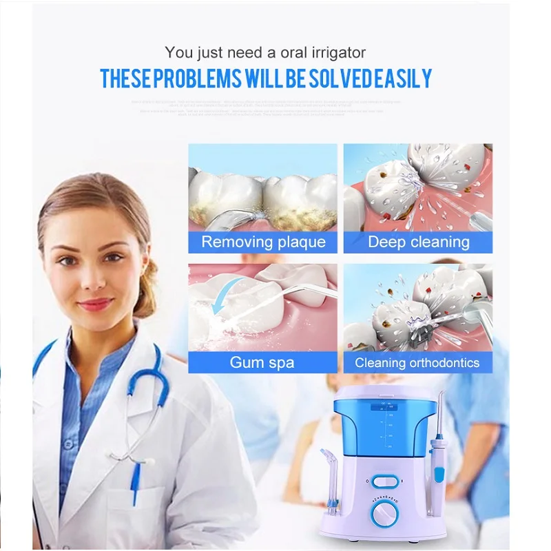 ирригатор для полости рта зубов и стоматологическая 7 насадок|dental water flosser|water