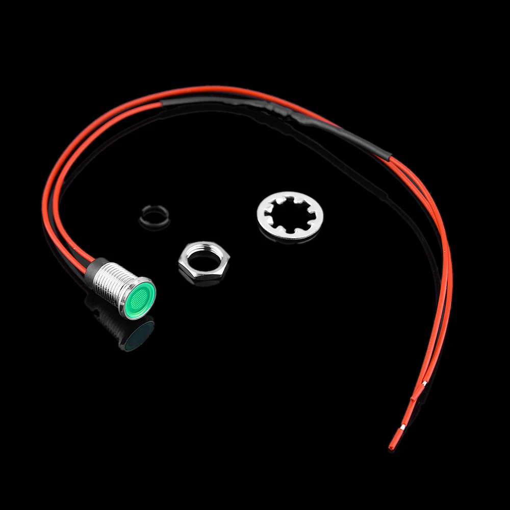 

8mm 12V LED Car Boat Vehicle Dash board light Panel Pilot Indicator Instrument Bulb Light Signal Lamp
