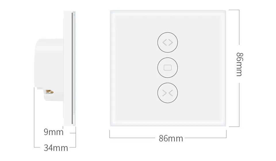 Smart Life Tuya WiFi RF433 занавес переключатель для электрического моторизованного занавеса слепой рольставни Google Home, Amazon Alexa Voice