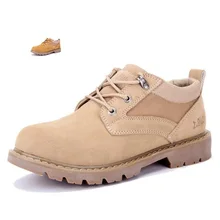 Для мужчин сапоги весна и осень досуг корова бархат Для мужчин обувь, дышащие износостойкие подошвы ботинки