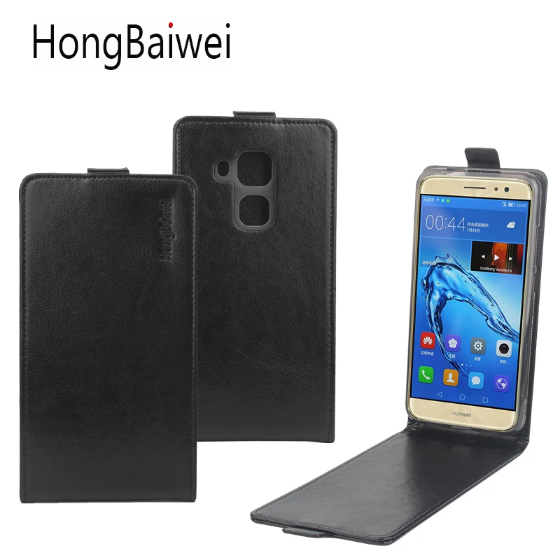 

HongBaiwei Case for Huawei Maimang 5 Case Luxury Leather Retro Vertical Flip Phone Case Cover for Huawei Maimang 5