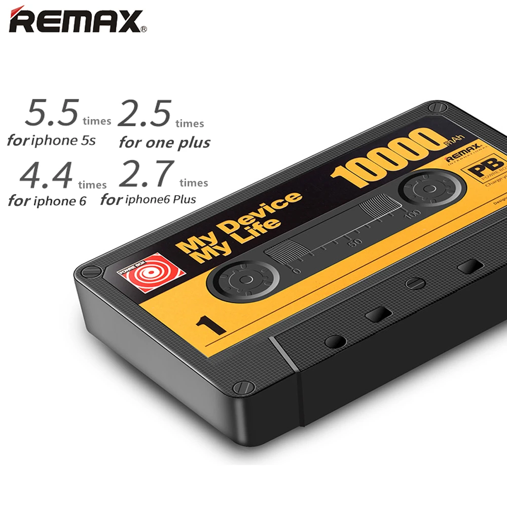 Remax 10000mAh Tape Design Mobile Phone Large Capacity Mobile Power Bank with double usb output Extra Backup with led flashlight Remax 10000mAh Tape Design Mobile Phone Large Capacity Mobile Power Bank with double usb output Extra Backup with led flashlight