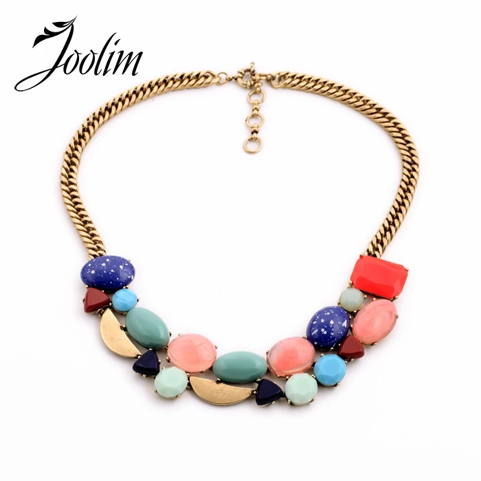 

JOOLIM Gorgeous Colorful Statement Choker Necklace Women Necklace Statement Necklace Bib Necklace