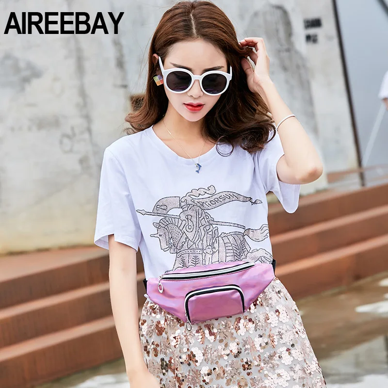 AIREEBAY جديد الثلاثية الأبعاد حزمة مراوح الإناث ليزر فضي الخصر حزم الورك الخصر حقيبة المرأة الهولوغرام حزام أكياس الحقيبة محفظة الهاتف AIREEBAY جديد الثلاثية الأبعاد حزمة مراوح الإناث ليزر فضي الخصر حزم الورك الخصر حقيبة المرأة الهولوغرام حزام أكياس الحقيبة محفظة الهاتف