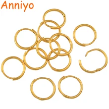 Anniyo 24 пары/диаметр 1,6 см/Marshall Золотое весеннее Кольцо Серьги для женщин девочек Kiribati Ювелирные изделия Подарки#141506