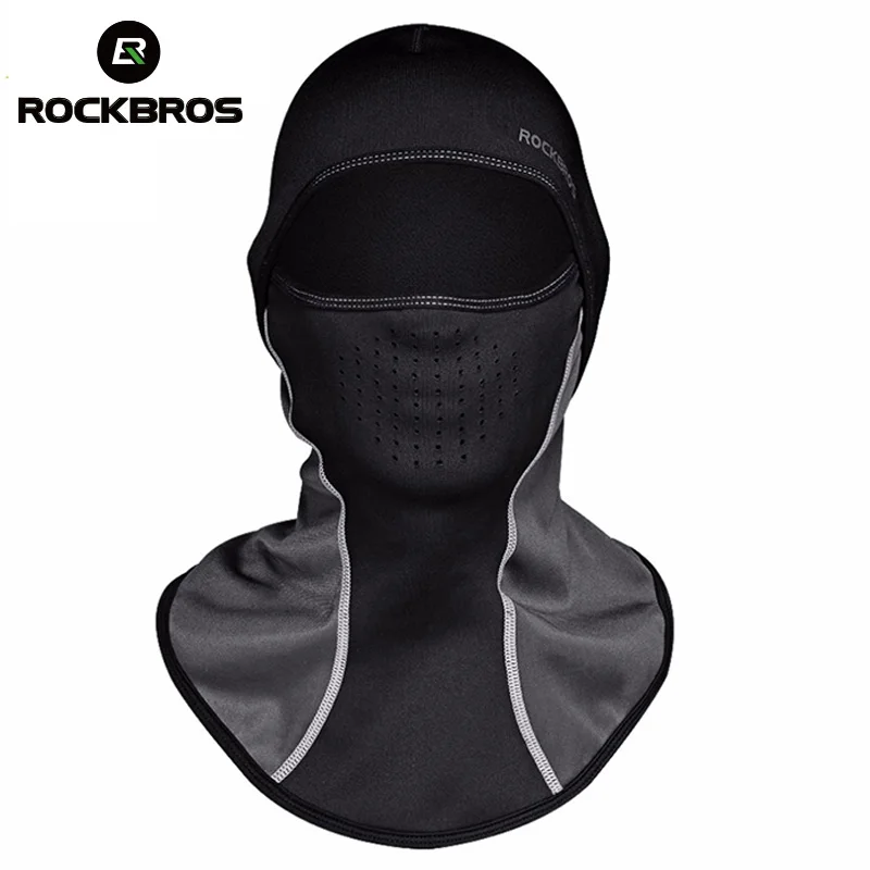

ROCKBROS Cycling Bike Caps Neck Fleece Breathable Hat Headgear Winter Skiing Ear Windproof Warm Mask Motorcycle Bicycle Scarf
