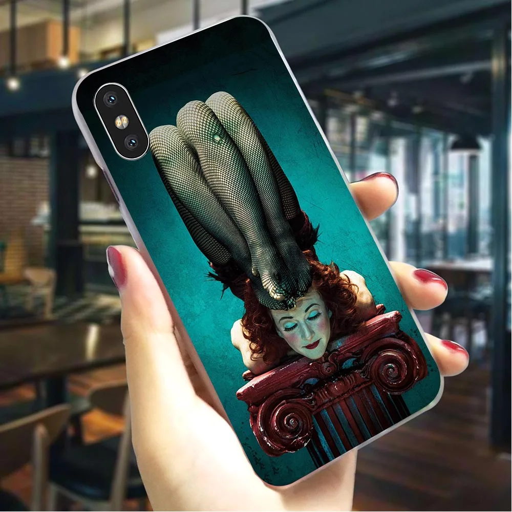 ТВ American Horror Story чехол для телефона чехол для iPhone 5S 5 SE 6 6S Plus/6 Plus/6 S Plus 7 8/7 8 плюс X XS XR Xs Max жесткий чехол с принтом - Цвет: K1021411