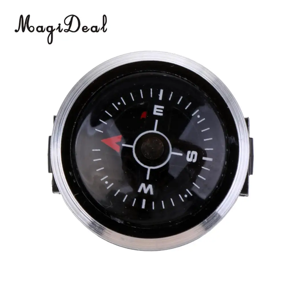 Portable Watch Band Slip Slide on Navigation Wrist Compass for Survival Camping Hiking Boating