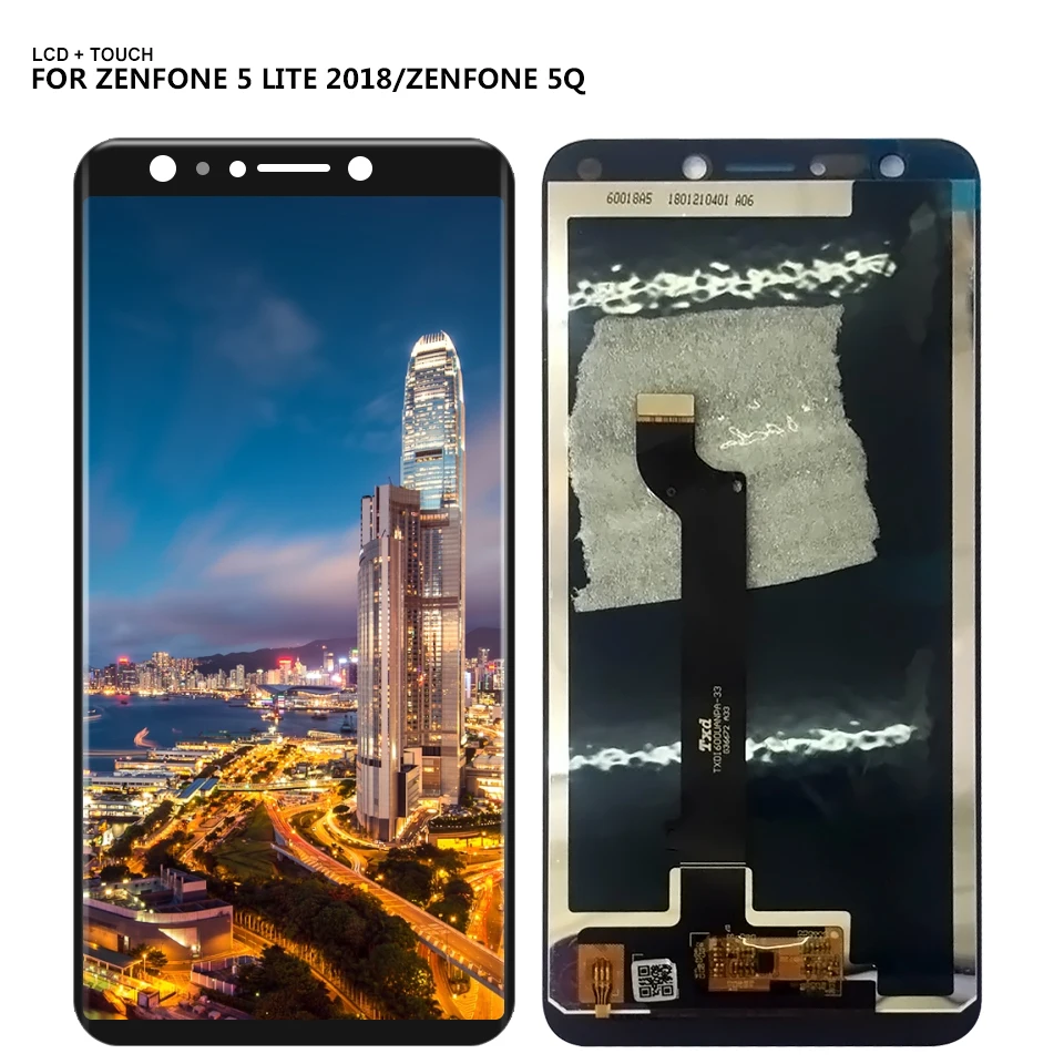

Tested For Asus ZenFone 5 Lite 2018 ZC600KL S630 SDM630 Full LCD DIsplay Touch Screen Digitizer Assembly