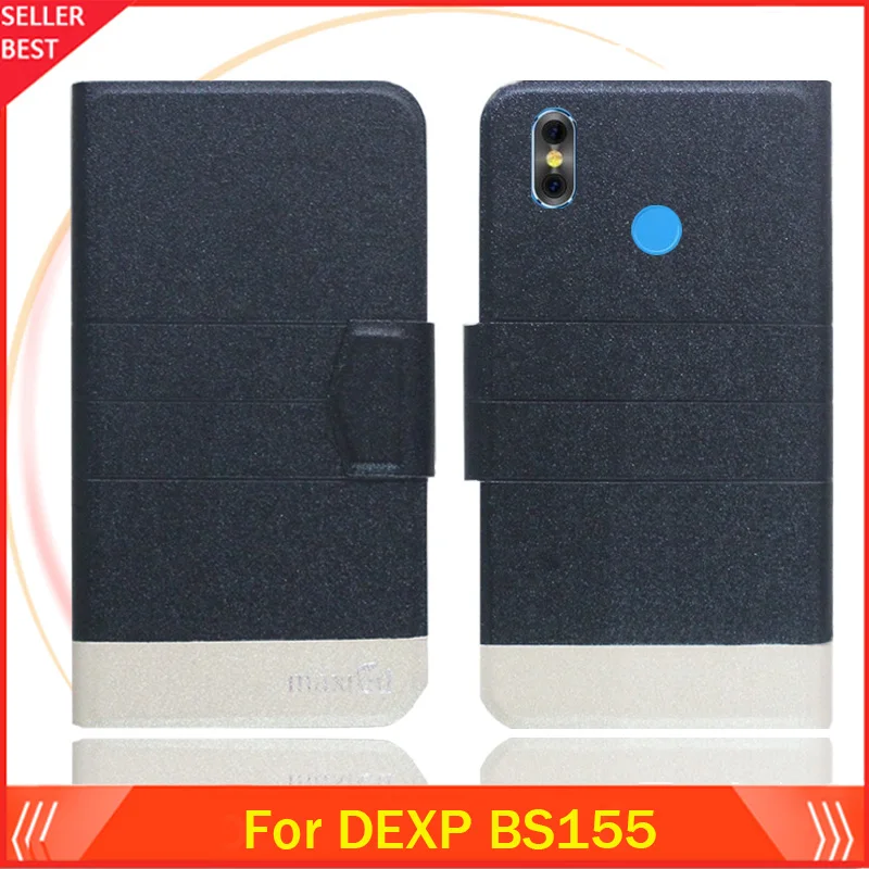 

5 Colors Hot!! DEXP BS155 Case Customize Ultra-thin Leather Exclusive Phone Cover Folio Book Card Slots Free Shipping